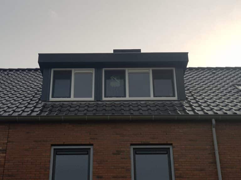 Kunststof met houtnerf  Dakkapel met plat dak – Zuidoostbeemster 4