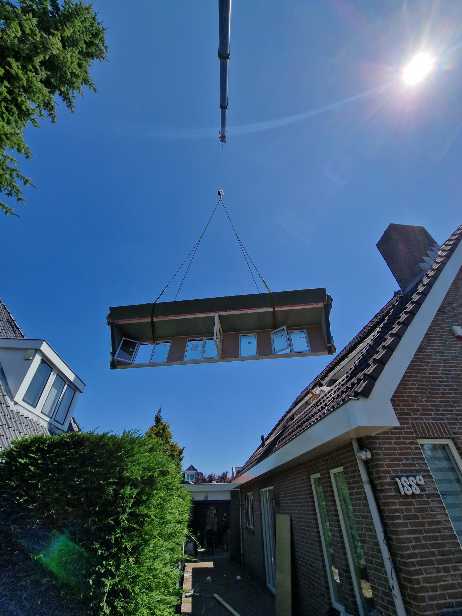 Kunststof met houtnerf  Dakkapel met plat dak – Alkmaar 3