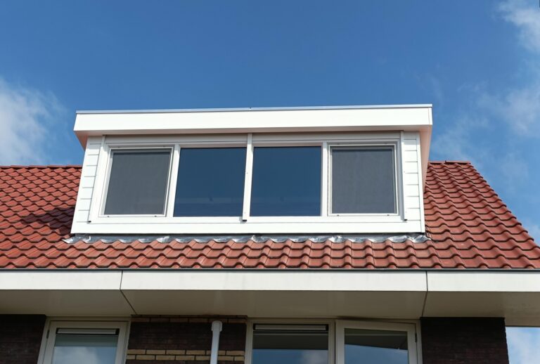 Kunststof met houtnerf  Dakkapel met plat dak – Noord-Scharwoude 3