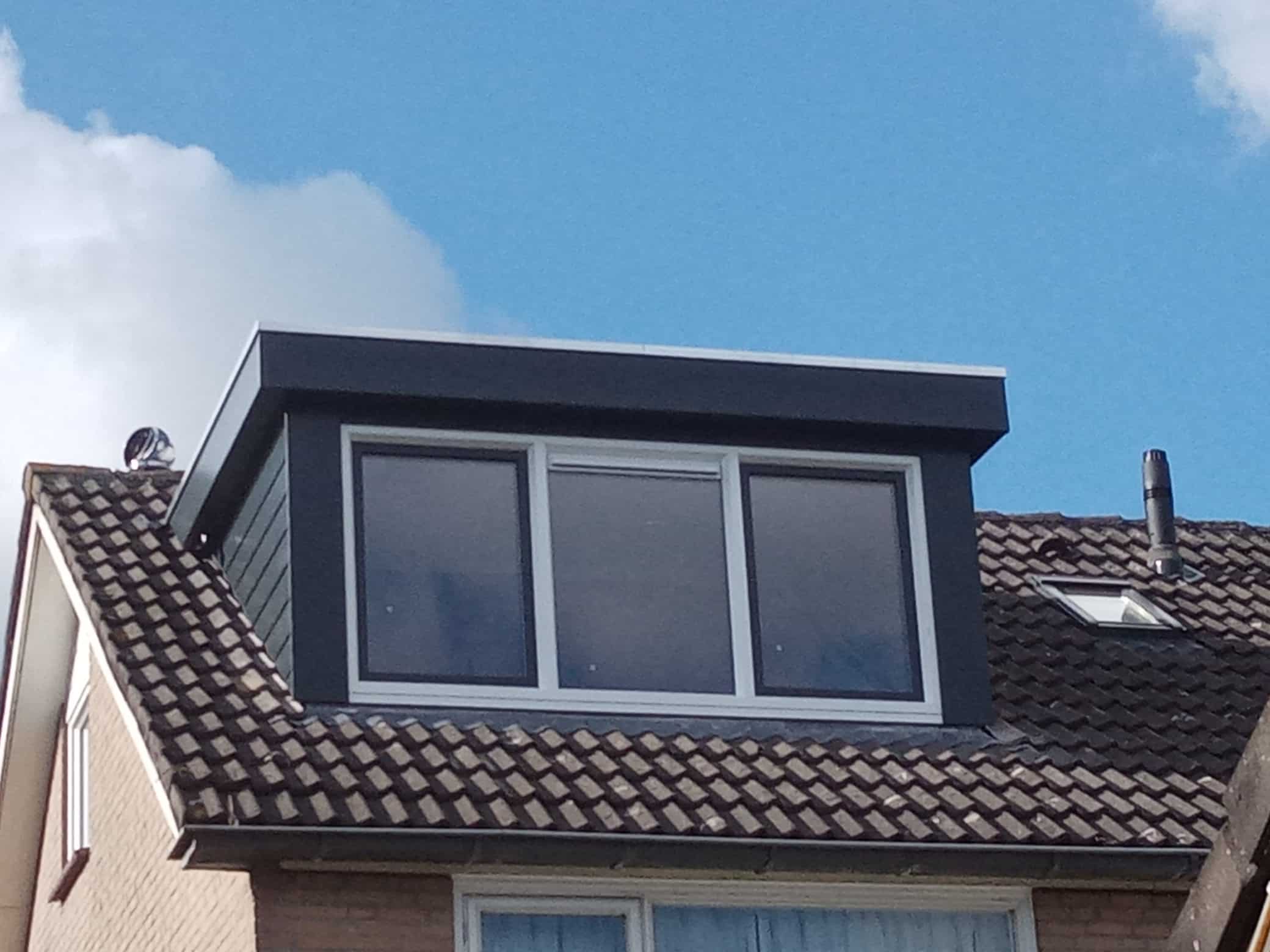 Kunststof met houtnerf  Dakkapel met plat dak – Bovenkarspel 5