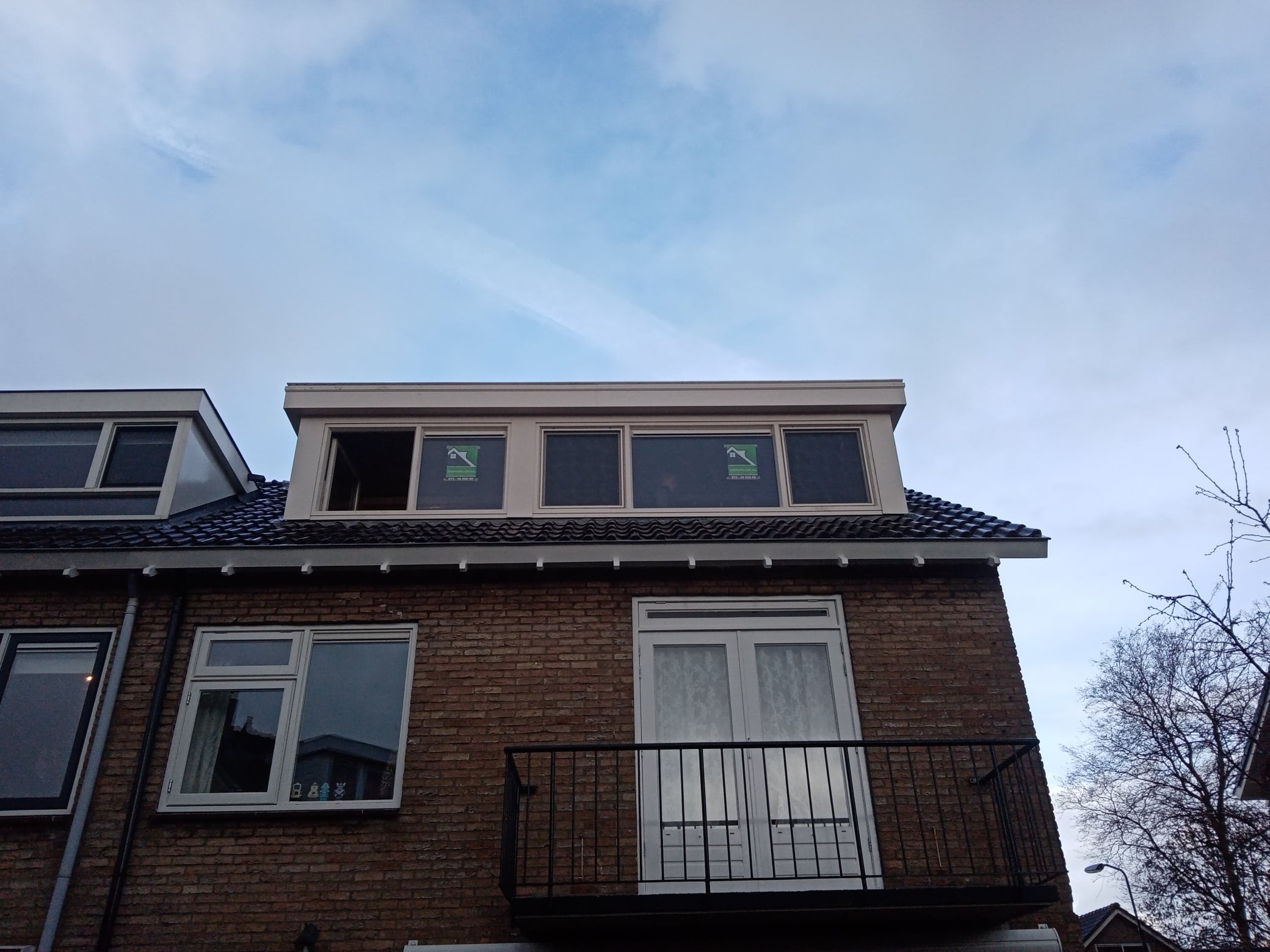 Kunststof met houtnerf  Dakkapel met plat dak – Abcoude 4