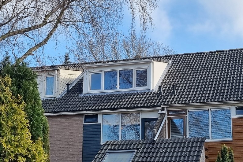 HPL  Dakkapel met schuin dak – Zaandam 3