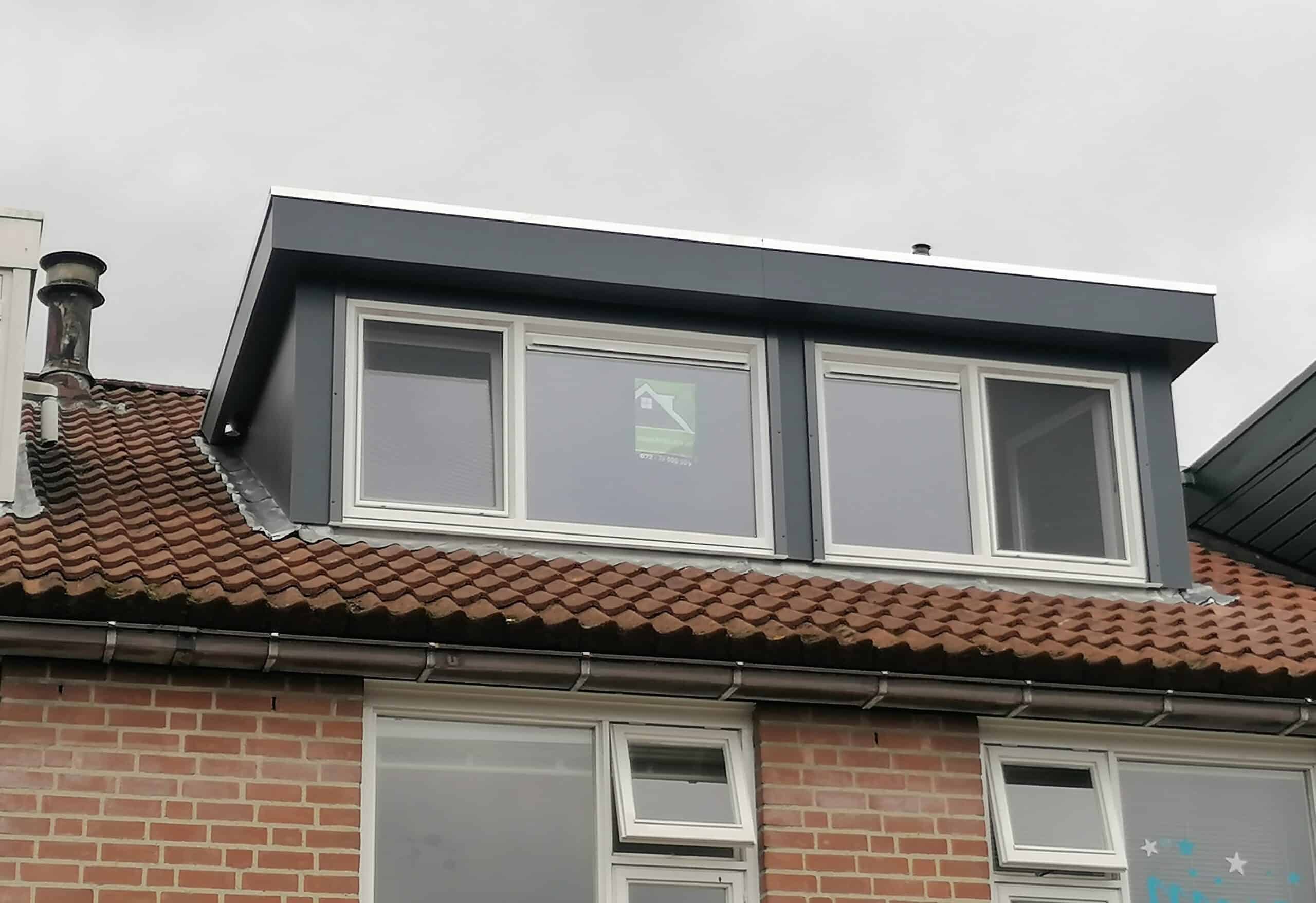 Kunststof met houtnerf  Dakkapel met plat dak – Zoetermeer 3