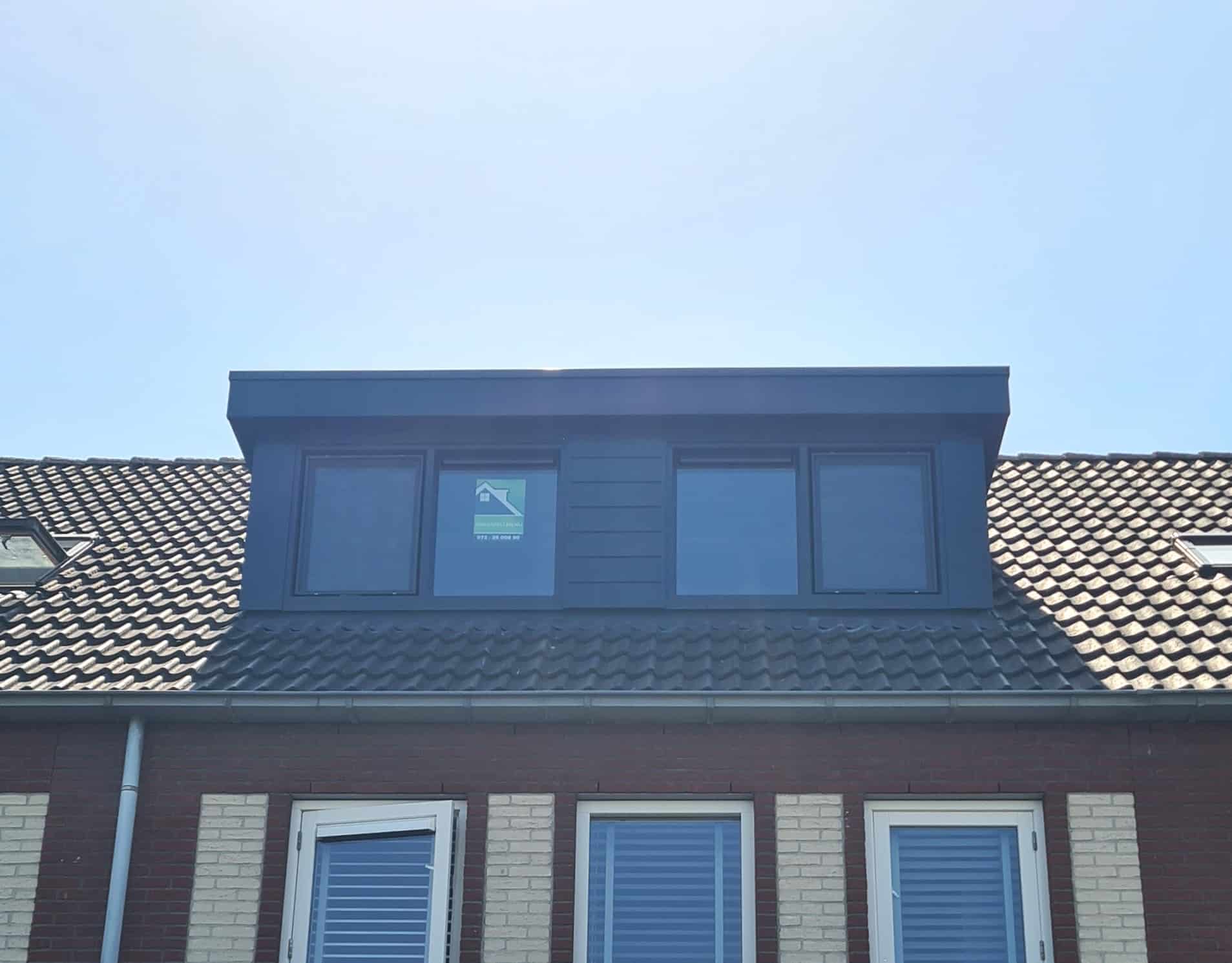 Kunststof met houtnerf  Dakkapel met plat dak – Heerhugowaard 3