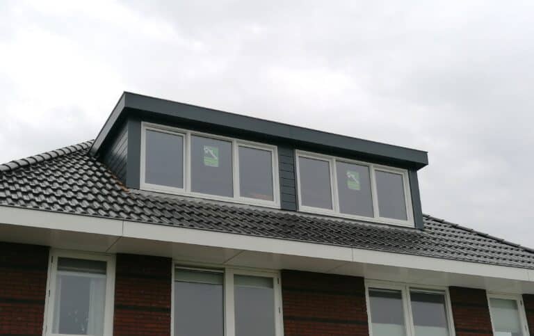 Kunststof met houtnerf  Dakkapel met plat dak – Heerhugowaard 3