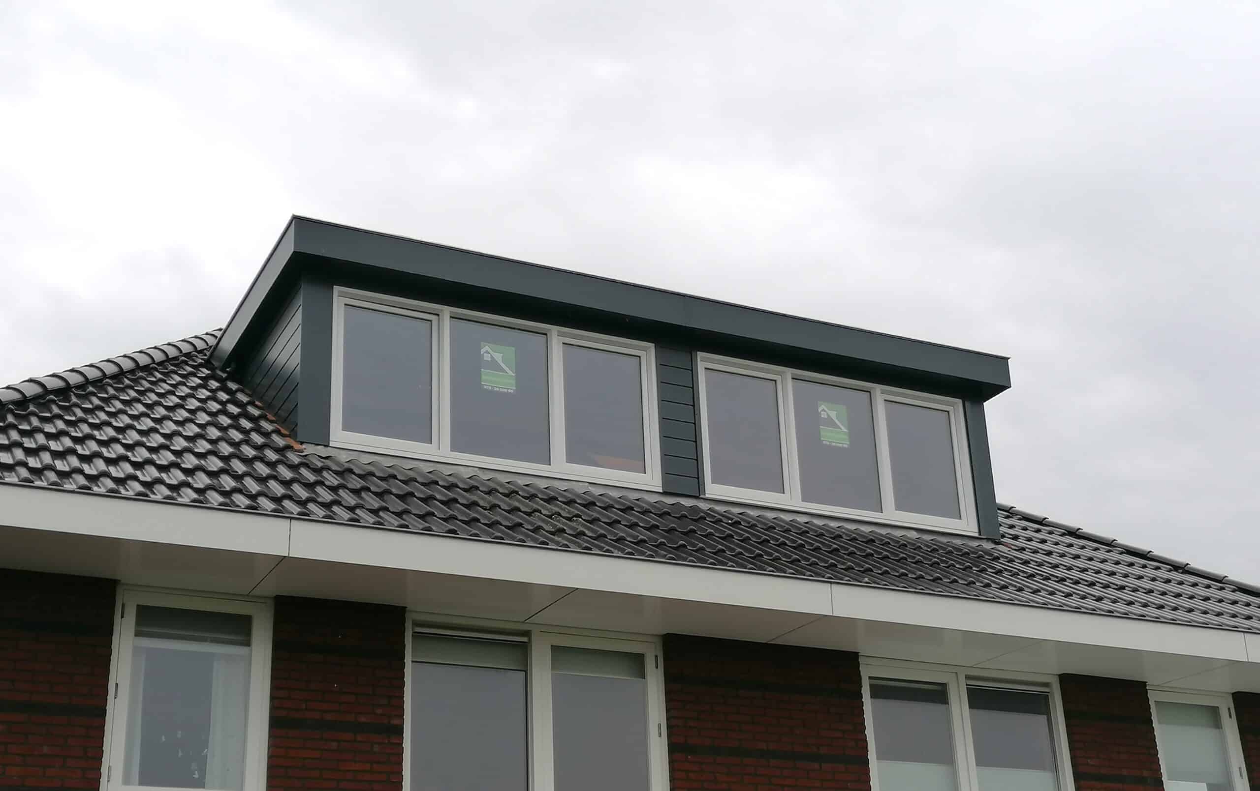 Kunststof met houtnerf  Dakkapel met plat dak – Heerhugowaard 3