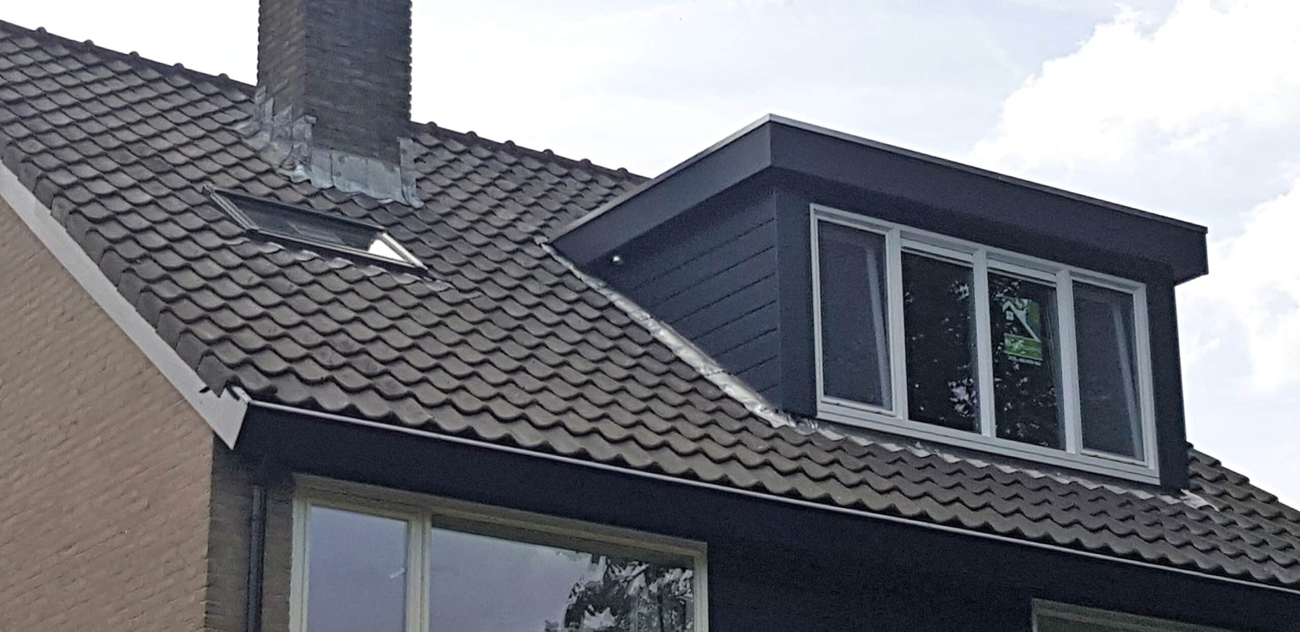 Kunststof met houtnerf  Dakkapel met plat dak – Heerhugowaard 3