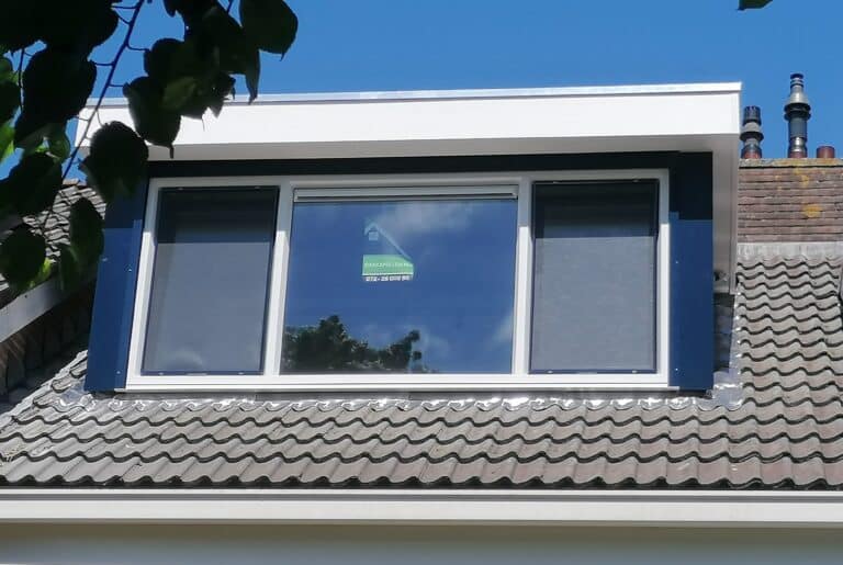 Kunststof met houtnerf  Dakkapel met plat dak – Alkmaar 3
