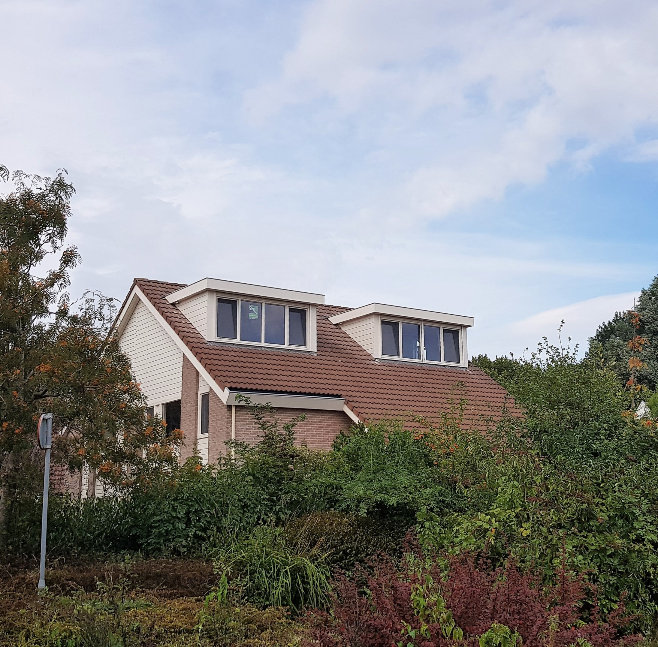 Kunststof met houtnerf  Dakkapel met plat dak – Heerhugowaard 3