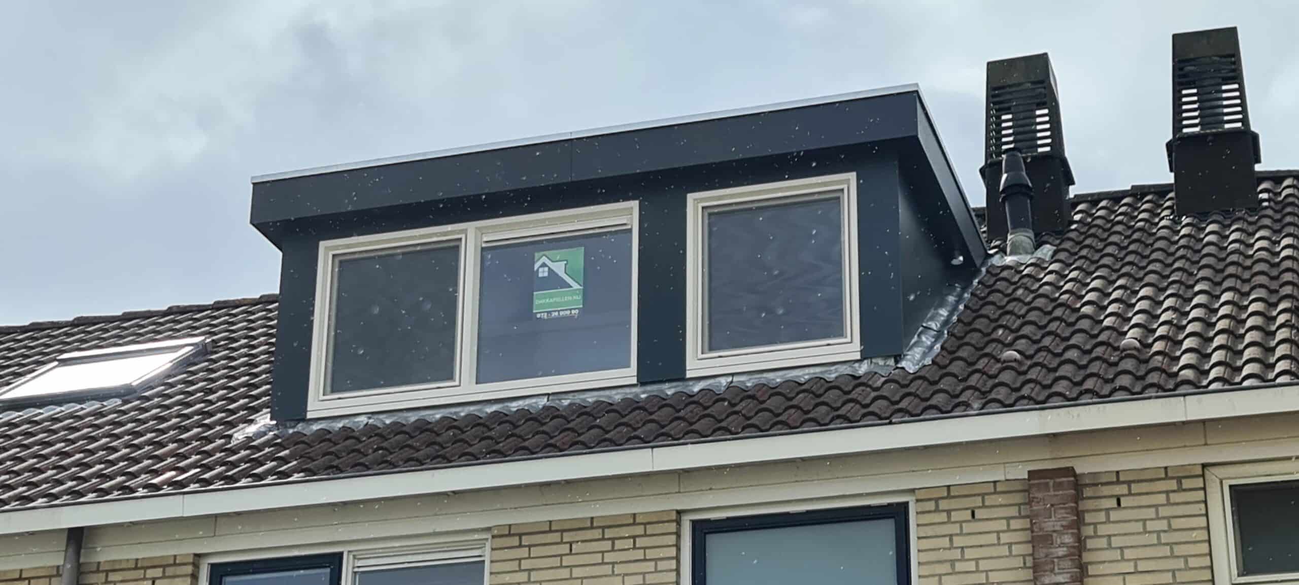 Dakkapel met plat dak – Leiderdorp