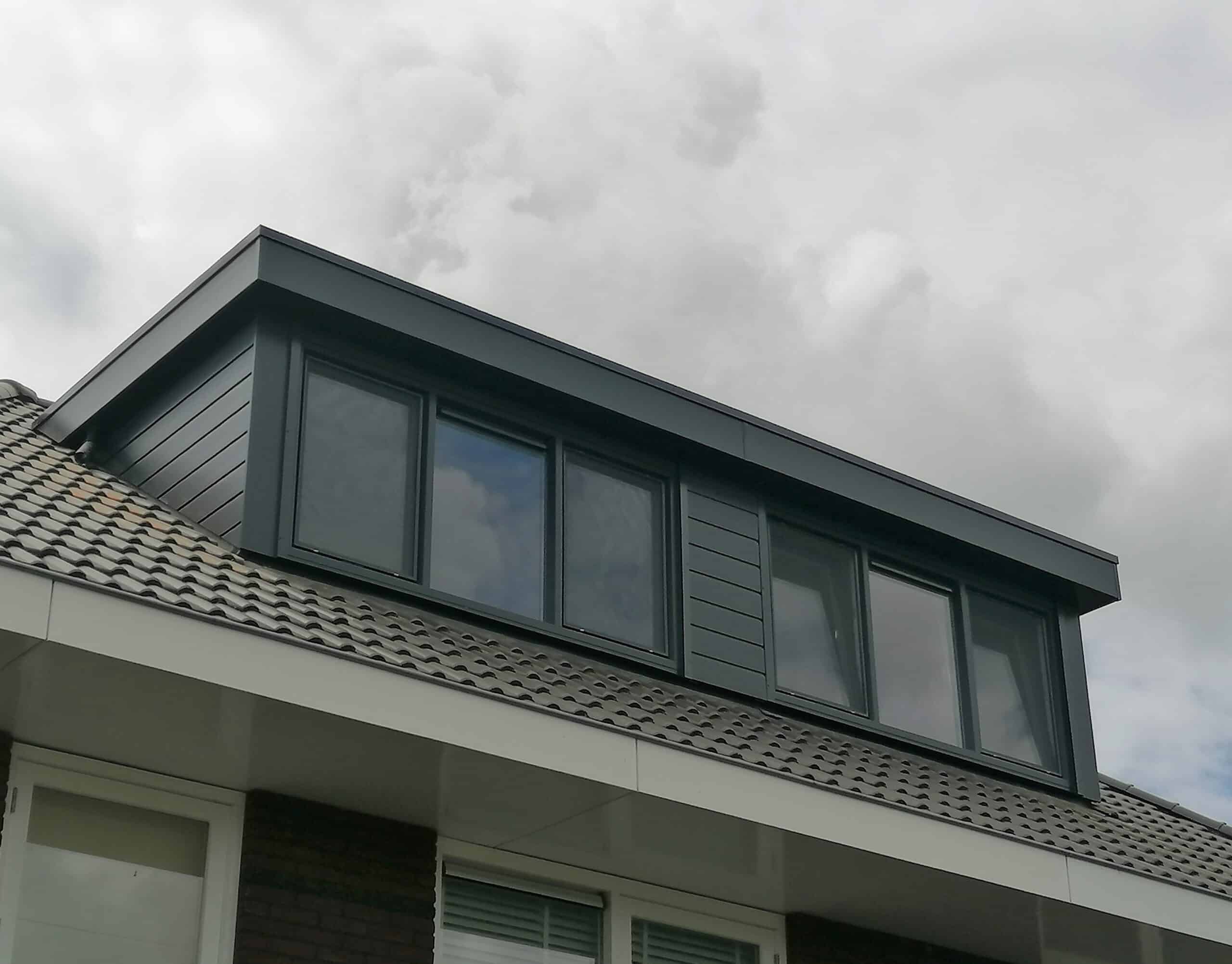 Kunststof met houtnerf  Dakkapel met plat dak – Heerhugowaard 3