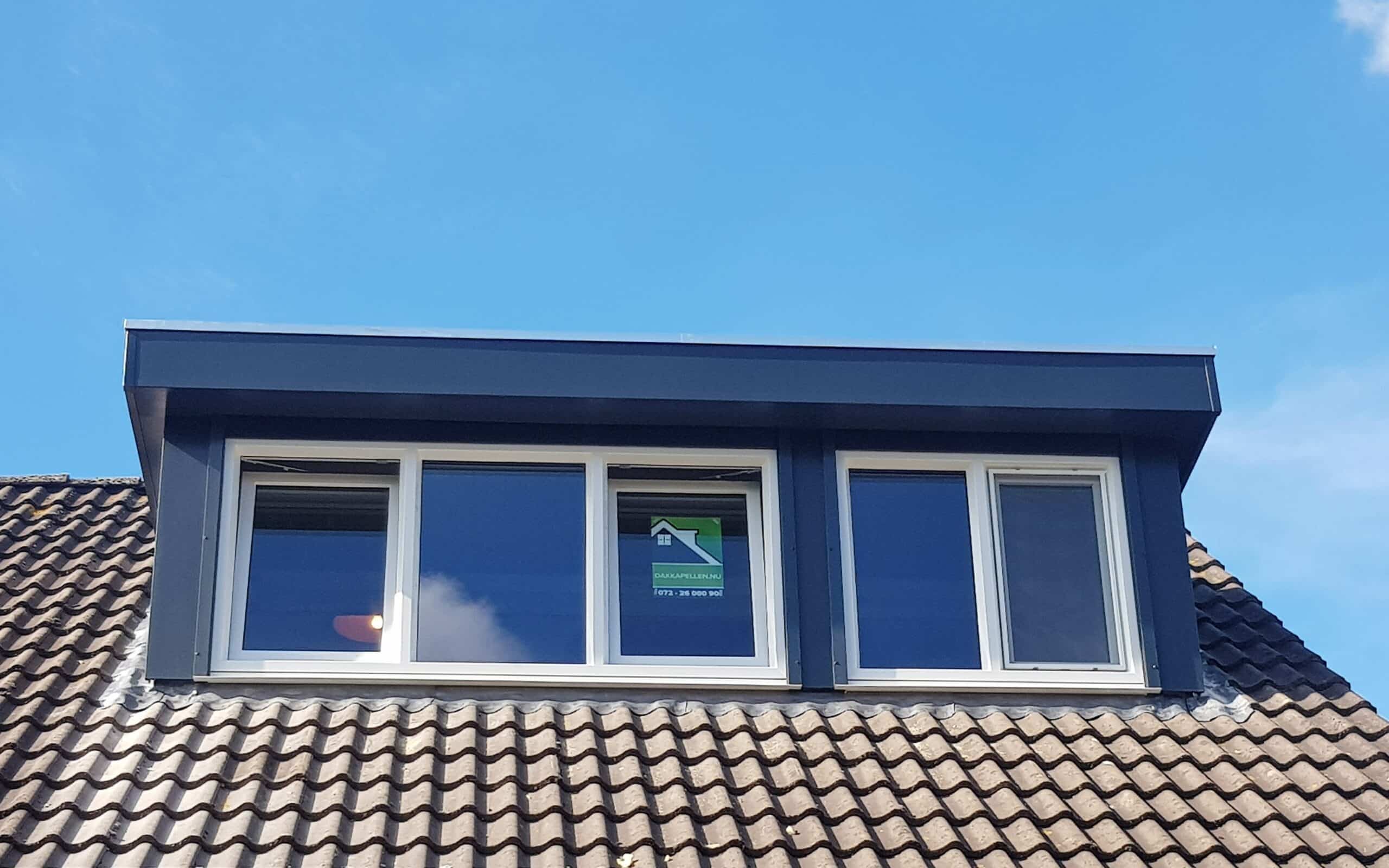 Kunststof met houtnerf  Dakkapel met plat dak – Heerhugowaard 3