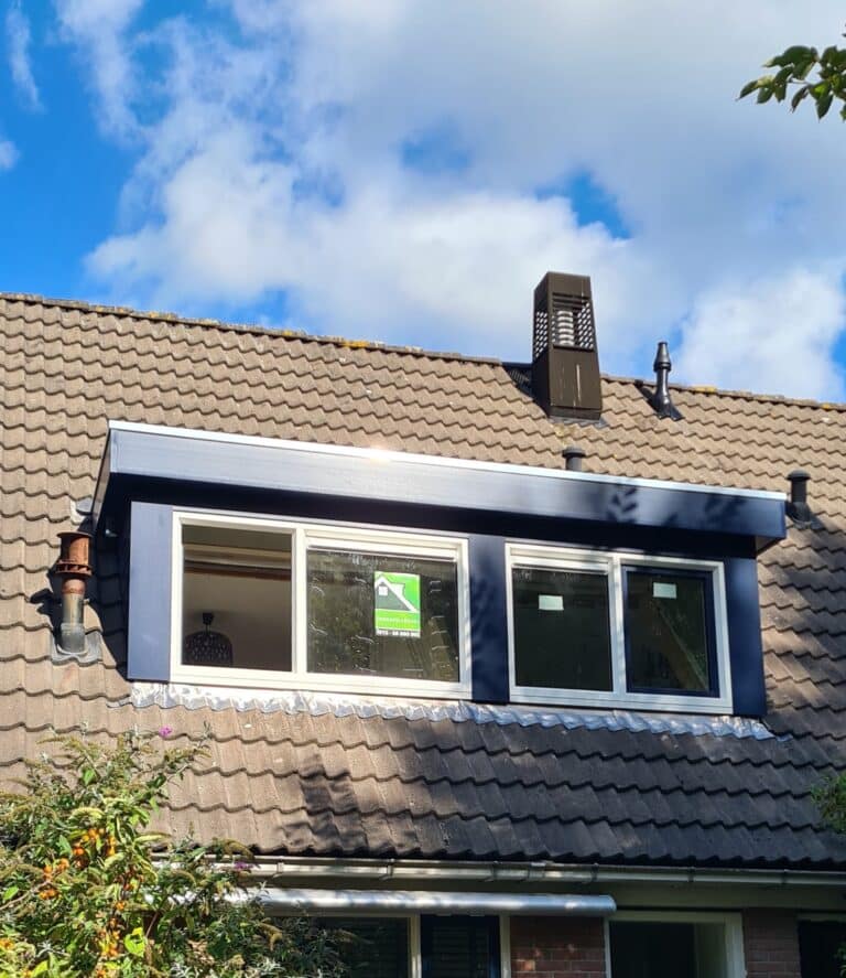 Kunststof met houtnerf  Dakkapel met plat dak – Heerhugowaard 3