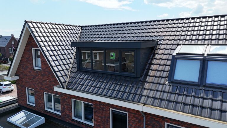 Voorbeeld indeling ramen dakkapel