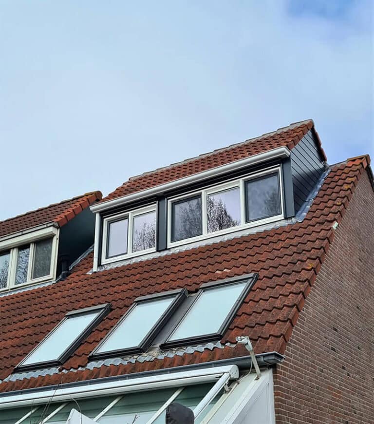 Voorbeeld van een project waarbij een verlegde nok is gerealiseerd