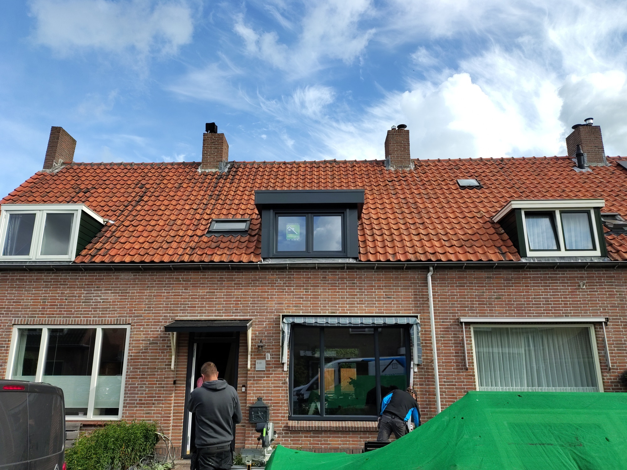 Kunststof dakkapel in straatbeeld Heemskerk