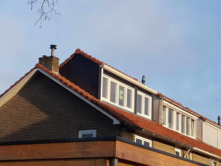 Voorbeeld van een prefab dakopbouw