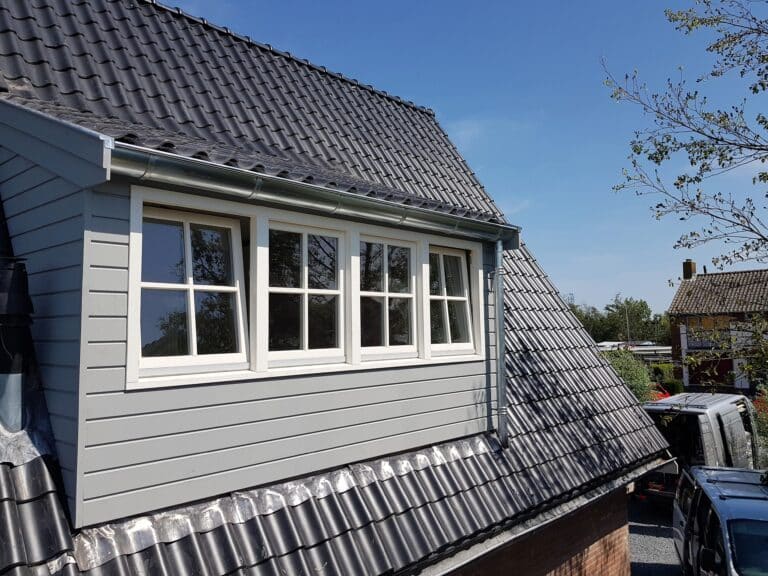 Dakkapel met schuin dak afwerkingsopties