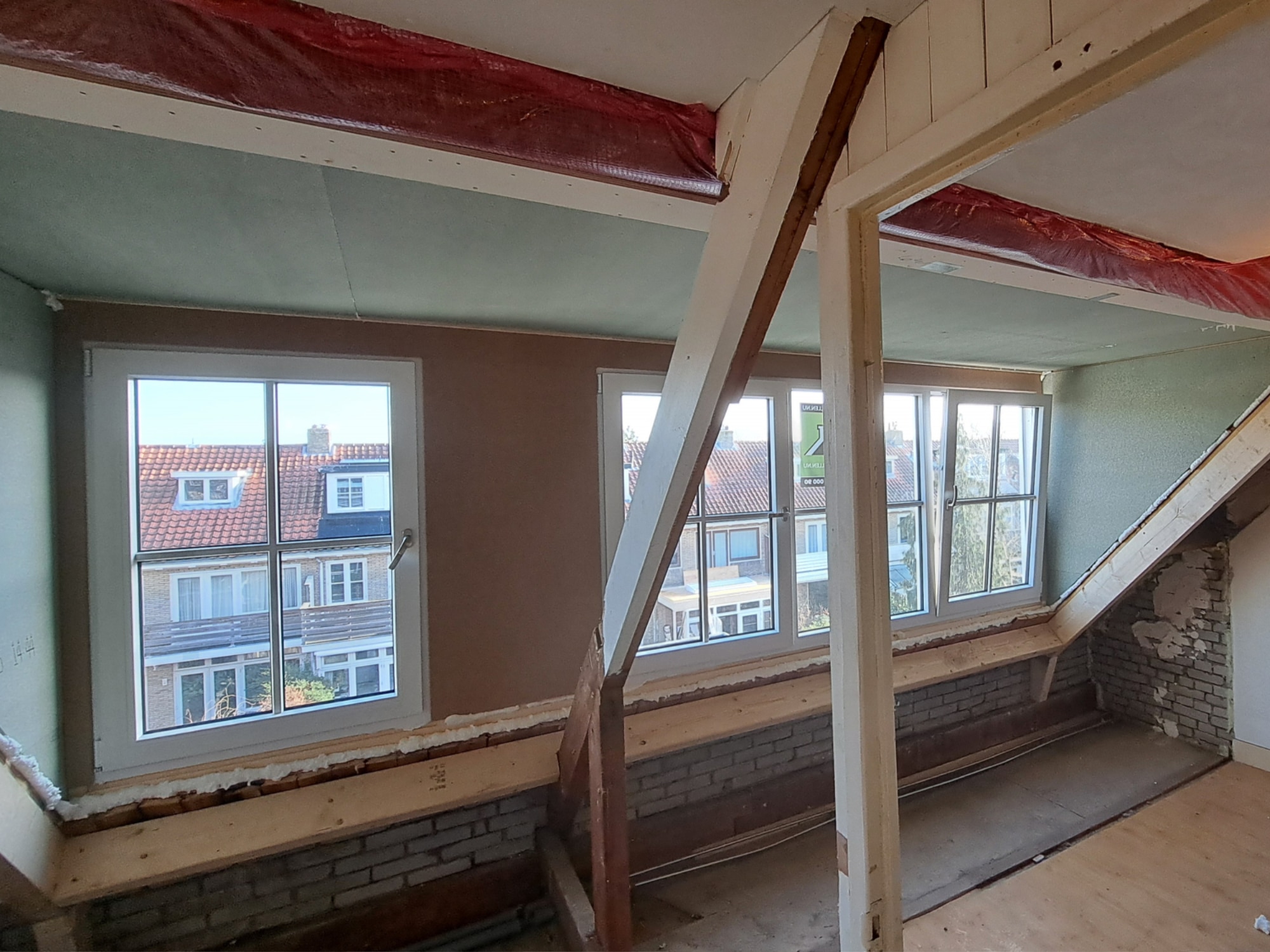 Binnenzijde dakkapel