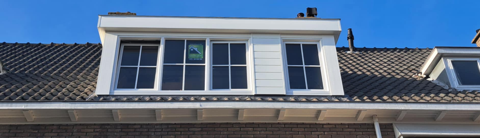 Kunststof dakkapel Haarlem vd Kommer smal