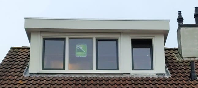 1963EH - Dakkapel met plat dak - Heemskerk