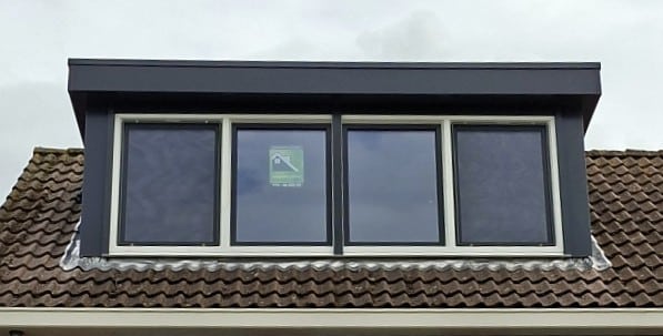 1711KM - Dakkapel met plat dak - Hensbroek